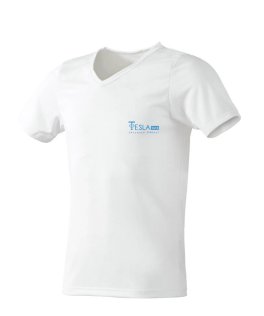 T-Shirt Scollo V Uomo - Bianco - 1