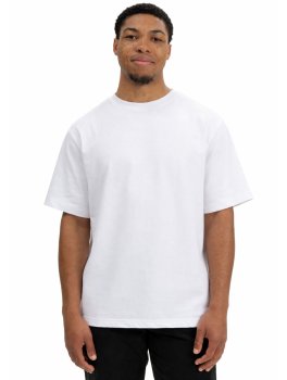 T-Shirt Uomo Relax Fit in Cotone Bio Pravin - Bianco - 1