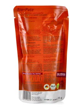 Tacchino Bio con Tuberi e Patate per Cani - 2
