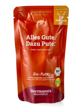 Tacchino Bio con Tuberi e Patate per Cani - 1