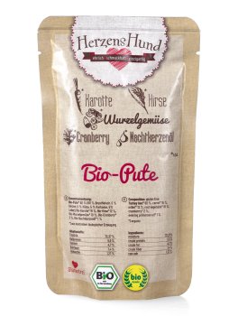 Tacchino Bio con Verdure per Cani - 1