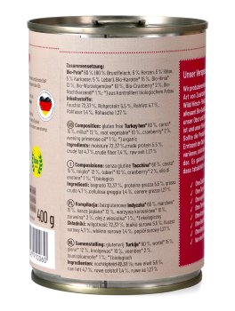 Tacchino Bio con Verdure per Cani - 3