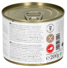 Tacchino con Mela, Zucchina e Olio di Noce per Cani - 3