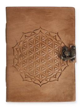 Taccuino con Copertina in Similpelle e Mandala Fiore della Vita — Quaderno - 1