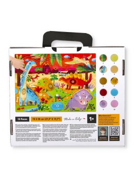 Tactile Puzzle Montessori Dino - 2