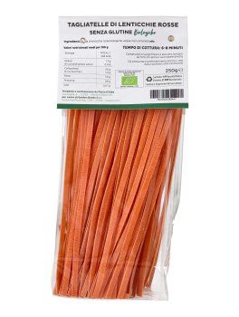 Tagliatelle di Lenticchie Rosse Bio Senza Glutine - 2