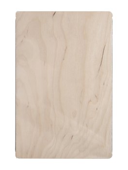 Tagliere Rettangolare in Acciaio con Base in Betulla "Calder" - 2