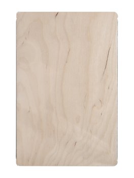 Tagliere Rettangolare in Acciaio con Base in Betulla "Calder" - 3