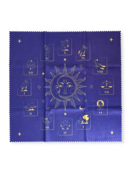 Tappetino per Tarocchi in Velluto - Zodiac - 2