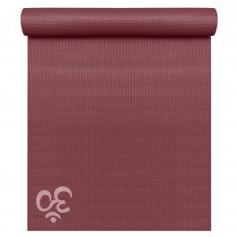 Tappetino Yoga Basic "Bija Mantra OM" - Bordeaux - 1