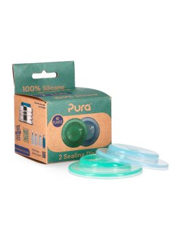 Tappi in Silicone per Biberon e Bottiglie Pura - 1