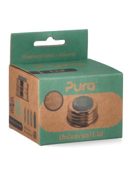 Tappo Universale per Biberon e Bottiglie Pura - Azzurro - 3