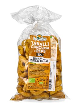 Taralli  Senatore Cappelli con Curcuma e Pepe Bio - 1