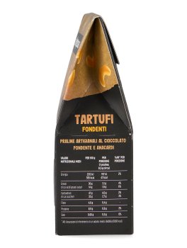 Tartufi Fondenti agli Anacardi Bio - Praline Artigianali al Cioccolato Fondente - 4