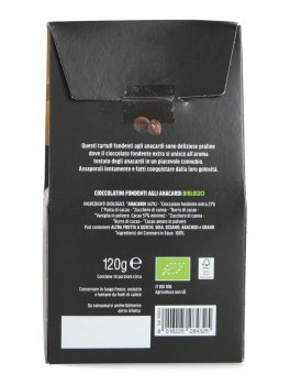 Tartufi Fondenti agli Anacardi Bio - Praline Artigianali al Cioccolato Fondente - 5