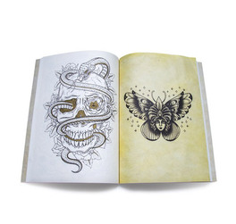 Tattoo Colouring Book — Libro - 3
