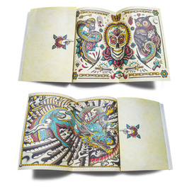 Tattoo Colouring Book — Libro - 4