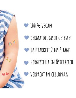 Tatuaggi Temporanei per Bambini con Colori Naturali - 3