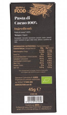 Tavoletta con Pasta di Cacao 100% - 3