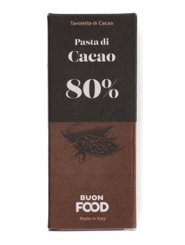Tavoletta con Pasta di Cacao 80% - 1