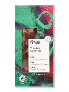 Tavoletta di Cioccolato al Latte con Nocciole Intere - 1
