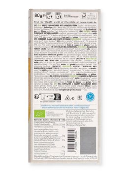 Tavoletta di Cioccolato Bianco e Fave di Cacao Bio "Stracciatella" - 2