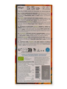 Tavoletta di Cioccolato Bio Extra Fondente  Arancia - 2