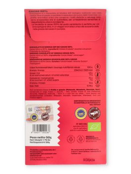 Tavoletta di Cioccolato di Modica IGP Bio - Grezzopuro - 2