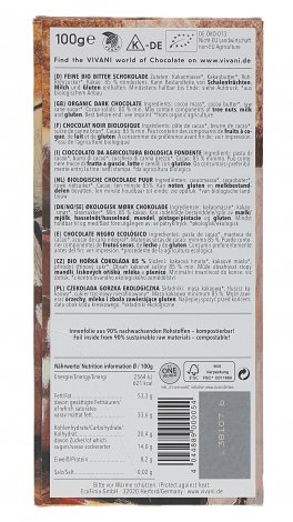 Tavoletta di Cioccolato Fondente Bio - 2
