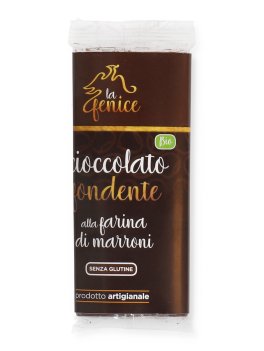 Tavoletta di Cioccolato Fondente alla Farina di Marroni Bio - 1