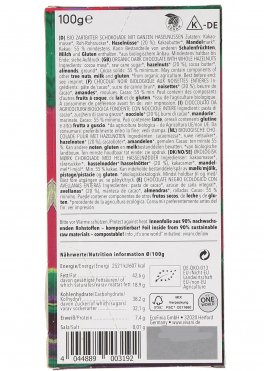 Tavoletta di Cioccolato Fondente alle Nocciole Intere - 2