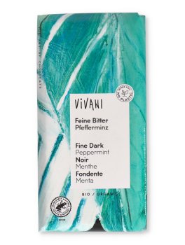 Tavoletta di Cioccolato Fondente Bio alla Menta - 1