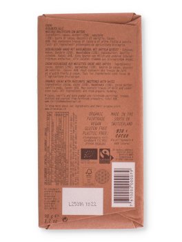 Tavoletta di Cioccolato Fondente con Cacao Biologico 65%, Nocciole e Datteri - 2