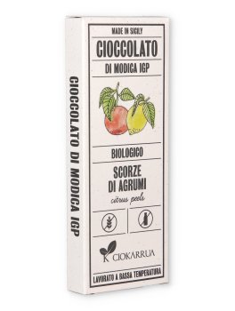 Tavoletta di Cioccolato Fondente di Modica IGP Biologico - Agrumato - 1