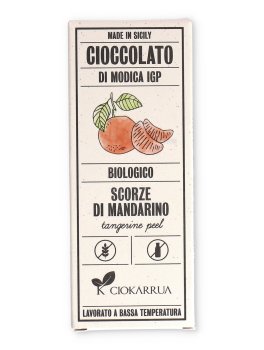 Tavoletta di Cioccolato Fondente di Modica IGP Biologico - Agrumato - 2