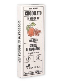 Tavoletta di Cioccolato Fondente di Modica IGP Biologico - Agrumato - 1