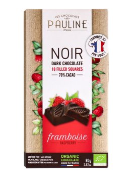 Tavoletta di Cioccolato Fondente e Lampone Bio - 2