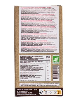 Tavoletta di Cioccolato Fondente e Lampone Bio - 3