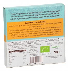 Tavoletta Dolce "Ispirazione" con Granella di Cacao - Golden Yooga Block - 2