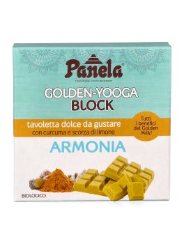 Tavoletta Golden Milk "Armonia" con Curcuma e Scorza di Limone - Golden Yooga Block - 2