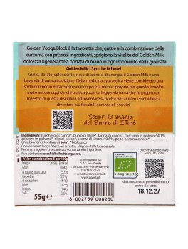 Tavoletta Golden Milk "Armonia" con Curcuma e Scorza di Limone - Golden Yooga Block - 3