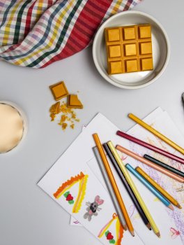 Tavoletta Golden Milk "Armonia" con Curcuma e Scorza di Limone - Golden Yooga Block - 4