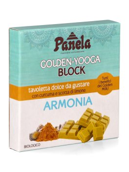 Tavoletta Golden Milk "Armonia" con Curcuma e Scorza di Limone - Golden Yooga Block - 1