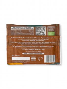 Tavoletta Quadrata di Cioccolato Fondente del Perù Bio - 2