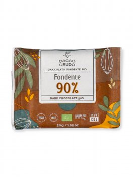 Tavoletta Quadrata di Cioccolato Fondente del Perù Bio - 1