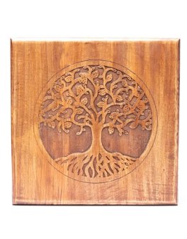 Tavolino di Legno di Acacia - 2