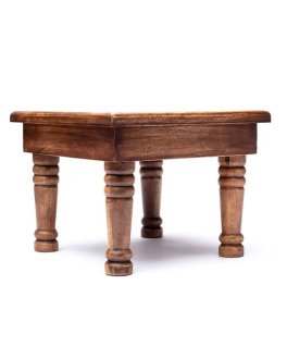 Tavolino di Legno di Acacia - 4
