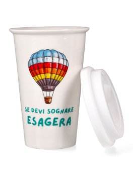 Tazza Americana in Ceramica "Soorprendimi" - Mongolfiera - 2