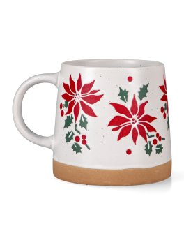 Tazza Gres Porcellanato Stella di Natale - 2
