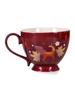 Tazza in Ceramica con Manico "Wilden Teas" - Bordeaux Cervo - 2